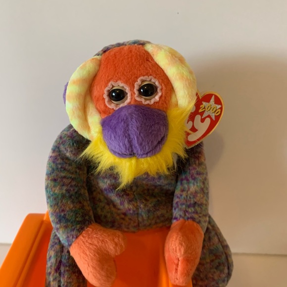 Ty | Toys | Ty Beanie Baby Orangutan Bananas Monkey | Poshmark
